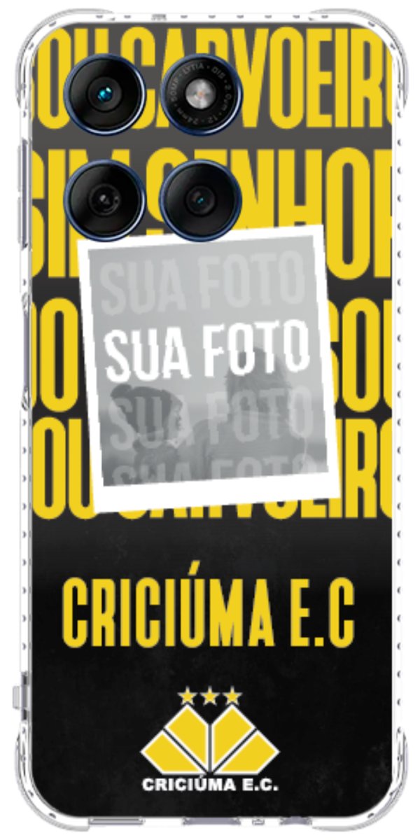 Capinha para Celular Crciúma Estampa Oficial 19