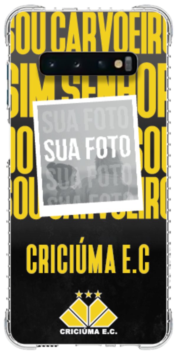 Capinha para Celular Crciúma Estampa Oficial 19