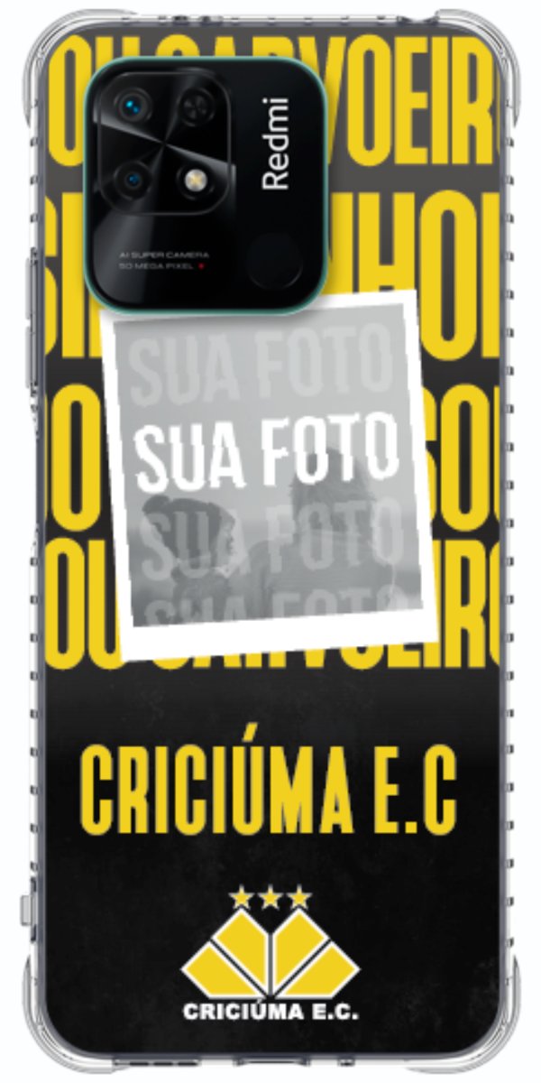 Capinha para Celular Crciúma Estampa Oficial 19