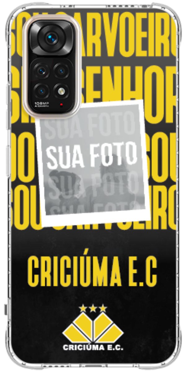 Capinha para Celular Crciúma Estampa Oficial 19