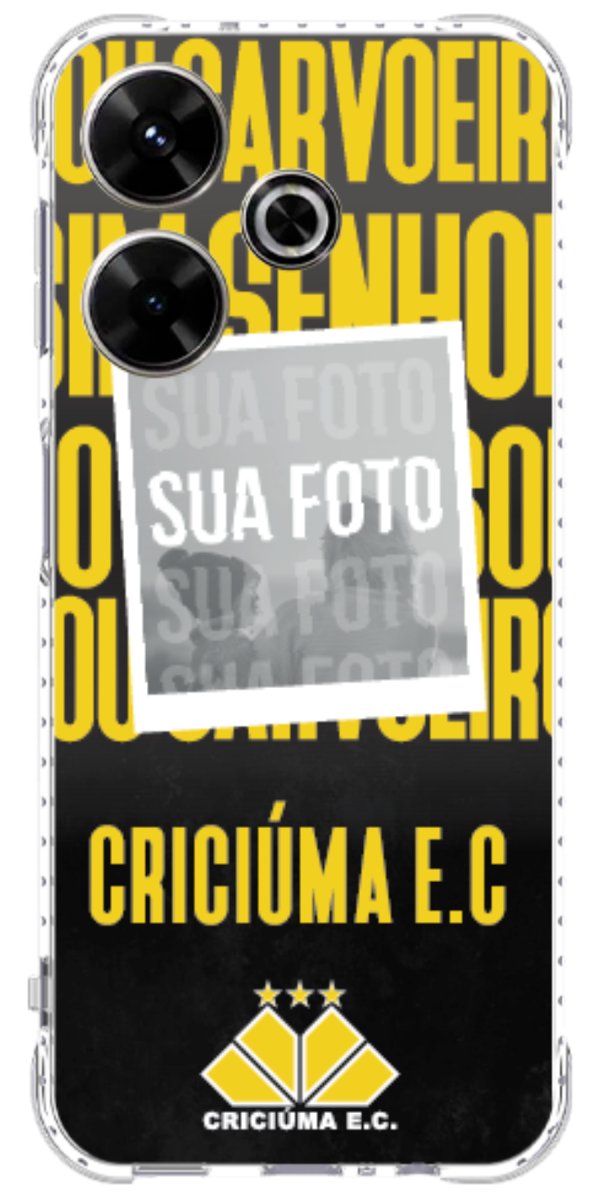 Capinha para Celular Crciúma Estampa Oficial 19