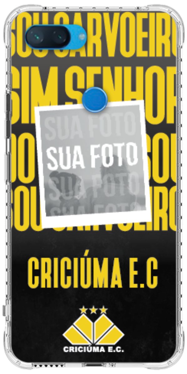 Capinha para Celular Crciúma Estampa Oficial 19