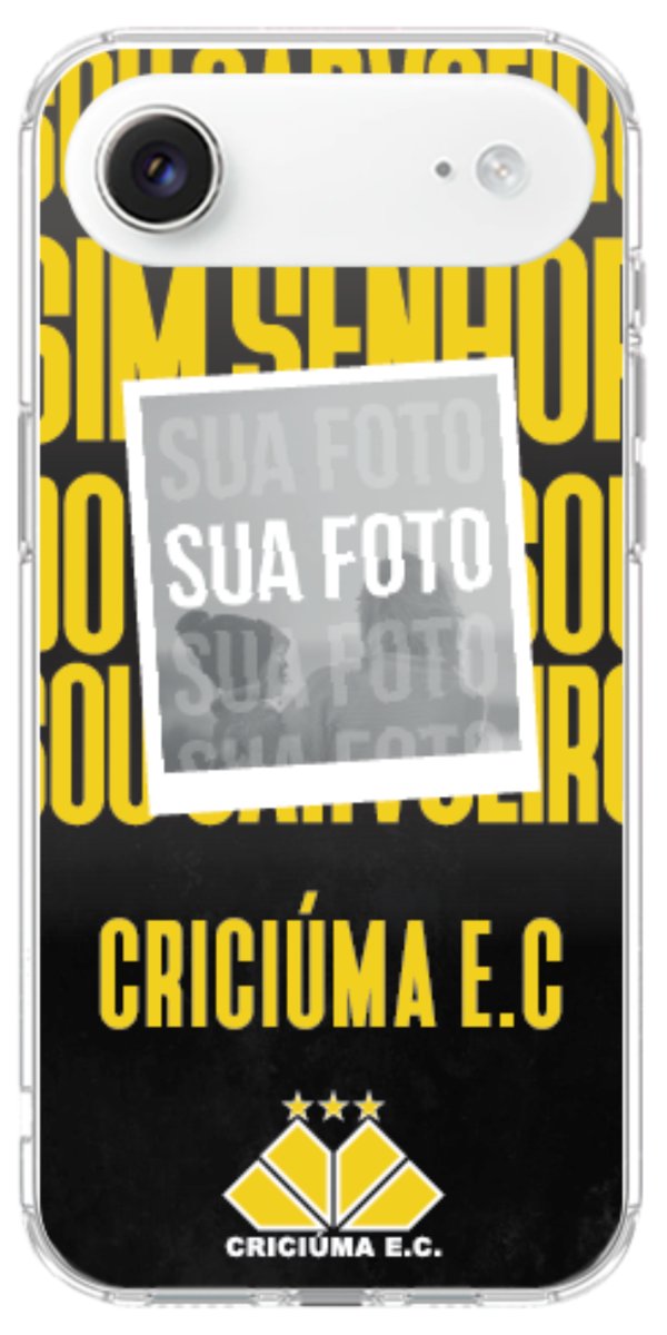 Capinha para Celular Crciúma Estampa Oficial 19