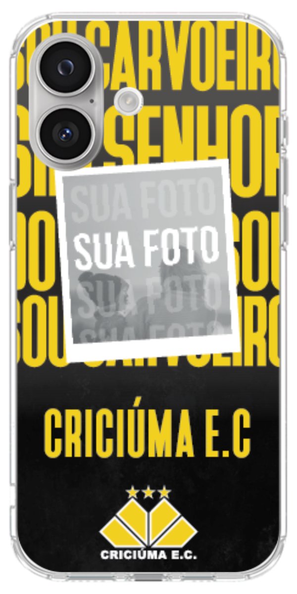 Capinha para Celular Crciúma Estampa Oficial 19