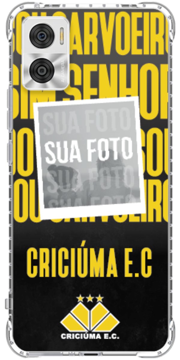 Capinha para Celular Crciúma Estampa Oficial 19