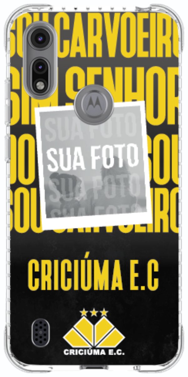 Capinha para Celular Crciúma Estampa Oficial 19