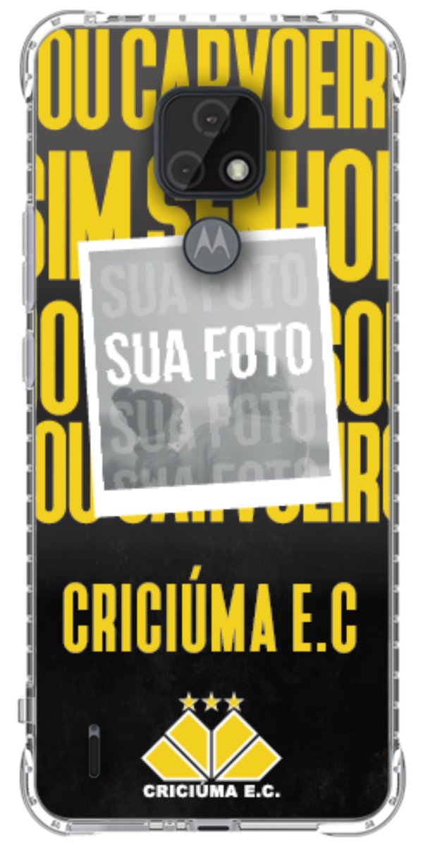 Capinha para Celular Crciúma Estampa Oficial 19
