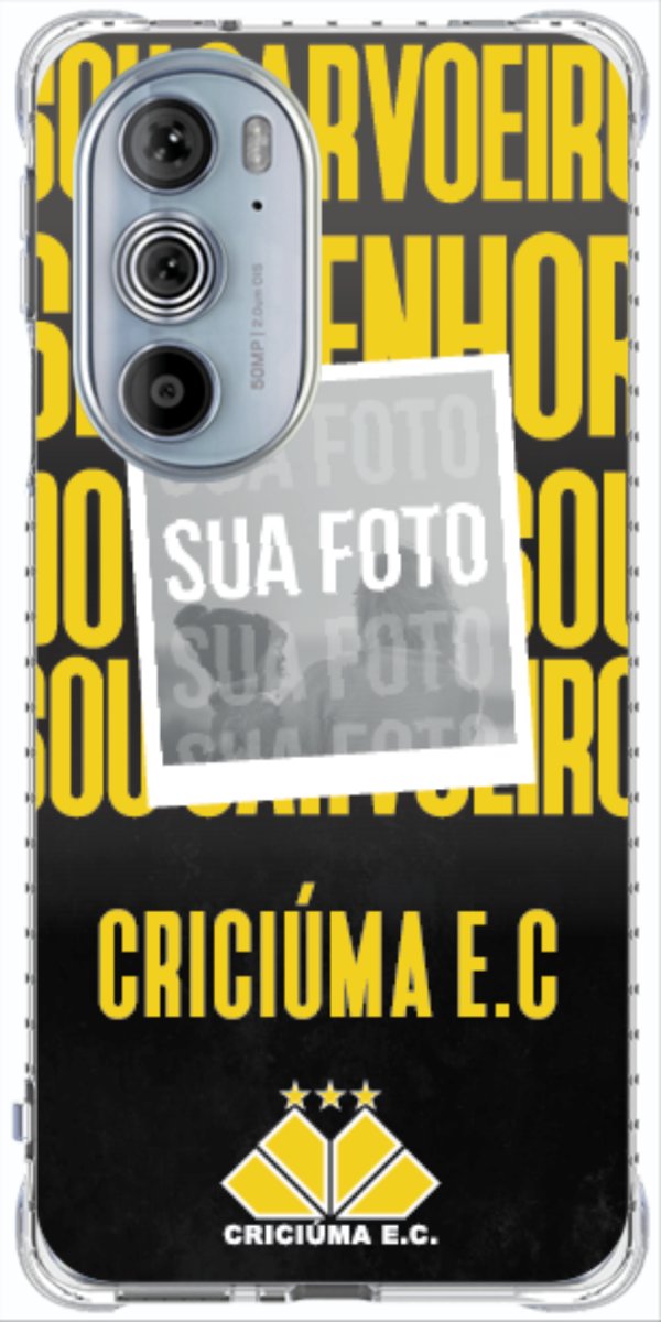 Capinha para Celular Crciúma Estampa Oficial 19