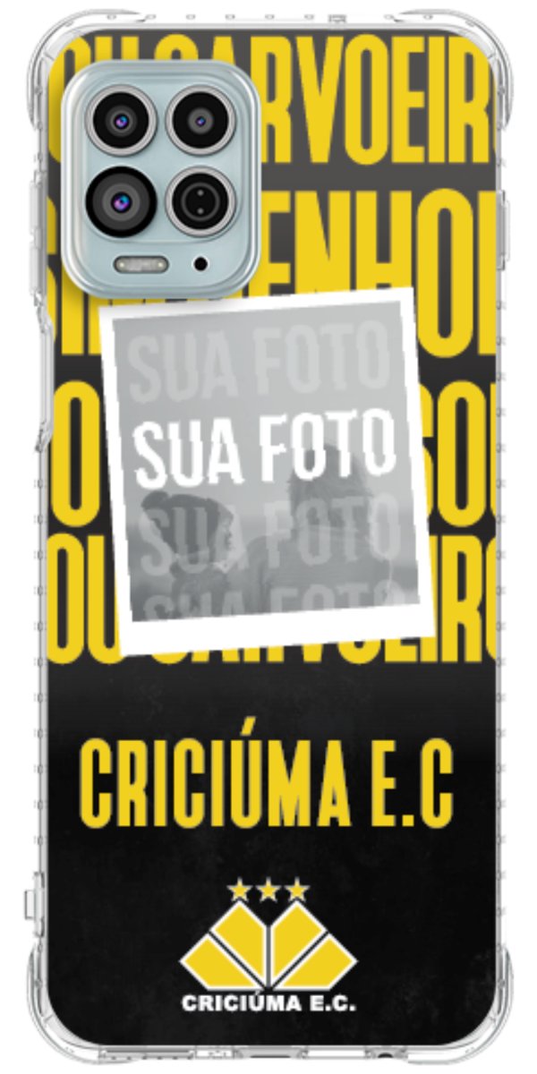 Capinha para Celular Crciúma Estampa Oficial 19