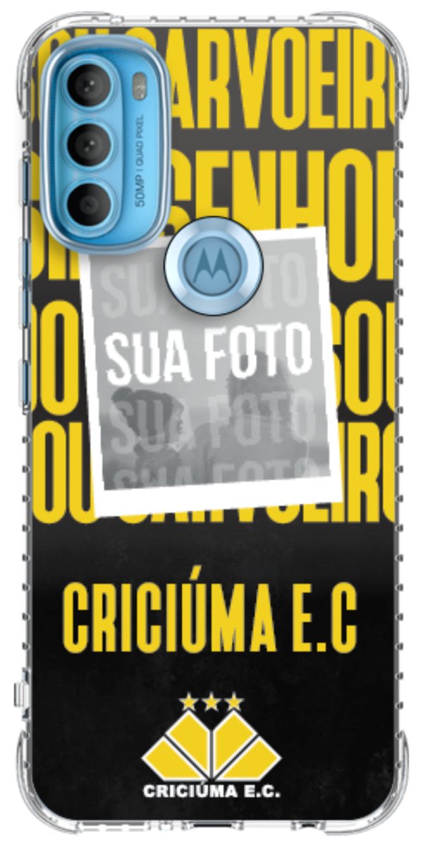 Capinha para Celular Crciúma Estampa Oficial 19