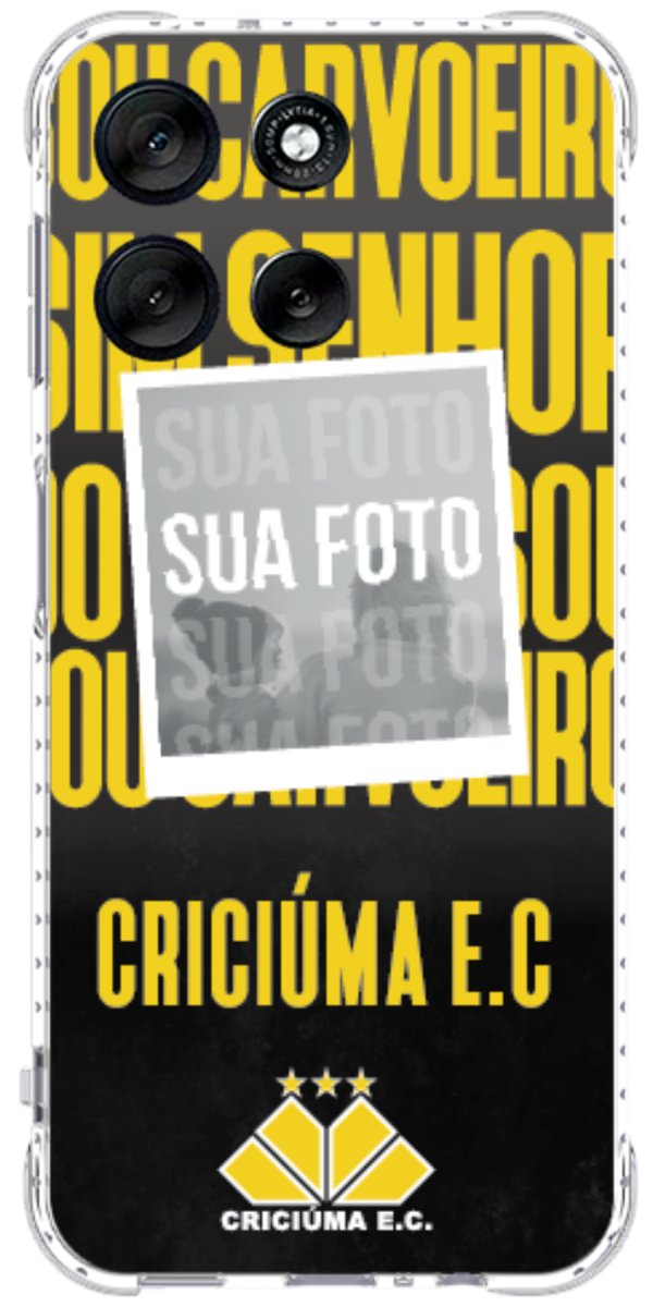 Capinha para Celular Crciúma Estampa Oficial 19