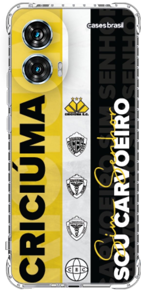 Capinha para Celular Crciúma Estampa Oficial 08