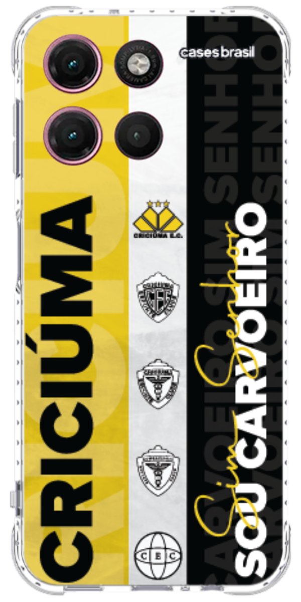 Capinha para Celular Crciúma Estampa Oficial 08