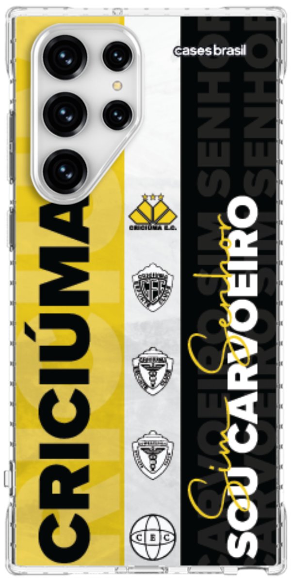 Capinha para Celular Crciúma Estampa Oficial 08