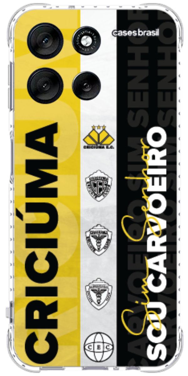 Capinha para Celular Crciúma Estampa Oficial 08