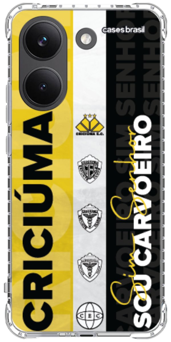 Capinha para Celular Crciúma Estampa Oficial 08