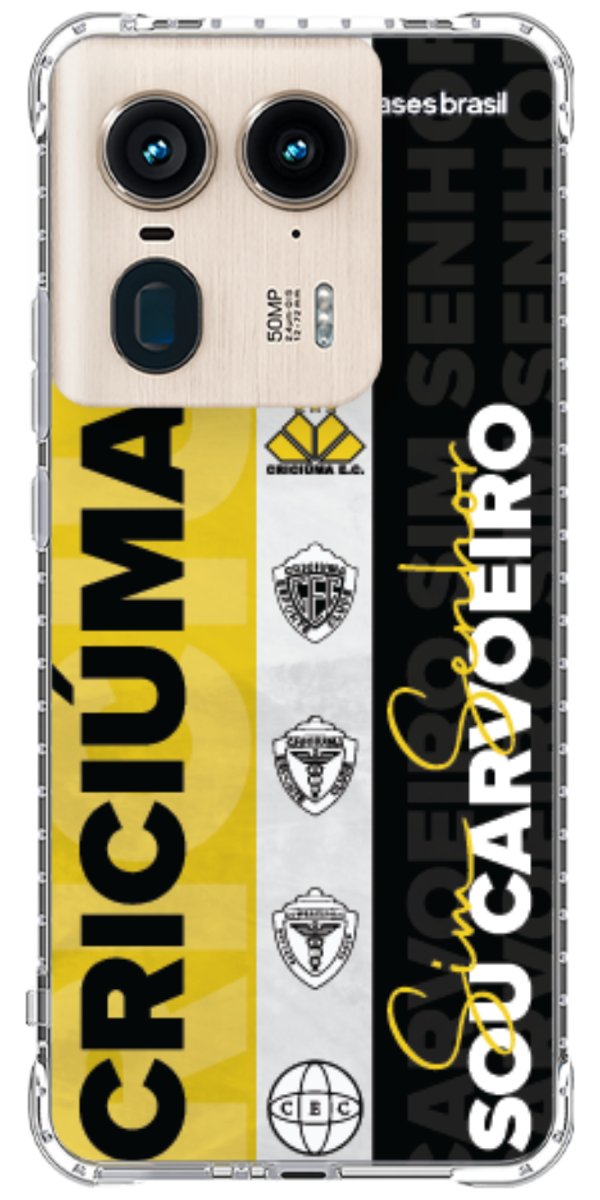 Capinha para Celular Crciúma Estampa Oficial 08