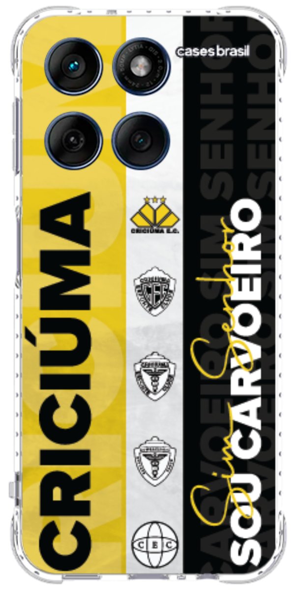 Capinha para Celular Crciúma Estampa Oficial 08