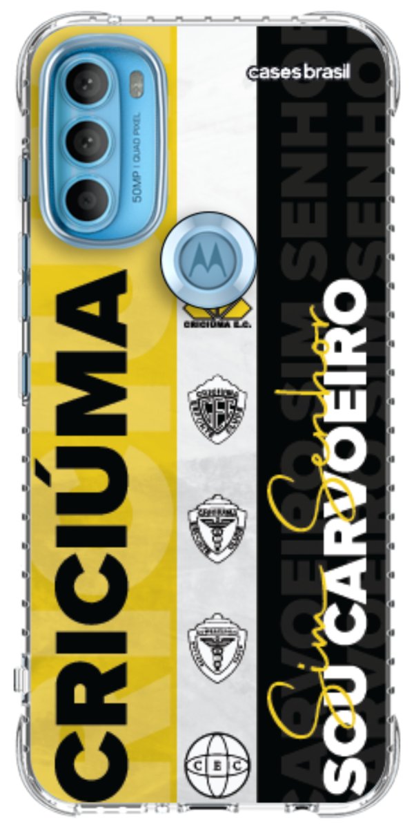 Capinha para Celular Crciúma Estampa Oficial 08