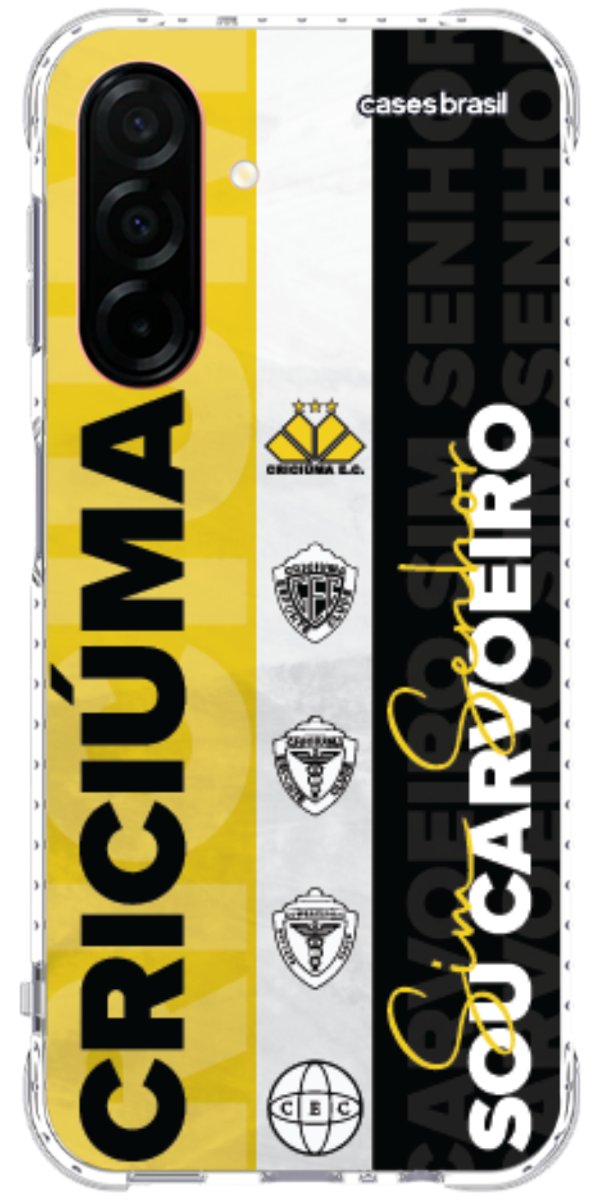 Capinha para Celular Crciúma Estampa Oficial 08