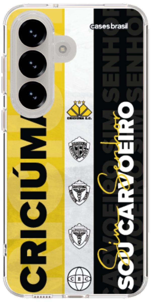 Capinha para Celular Crciúma Estampa Oficial 08
