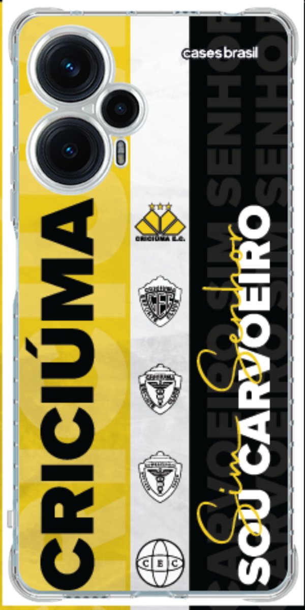 Capinha para Celular Crciúma Estampa Oficial 08
