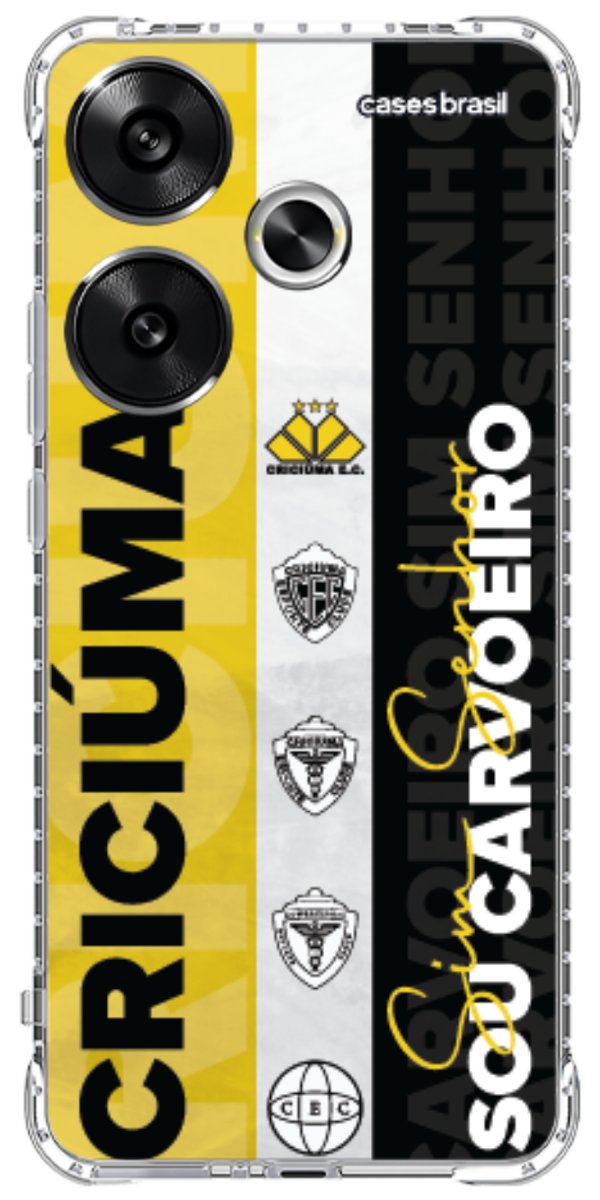 Capinha para Celular Crciúma Estampa Oficial 08
