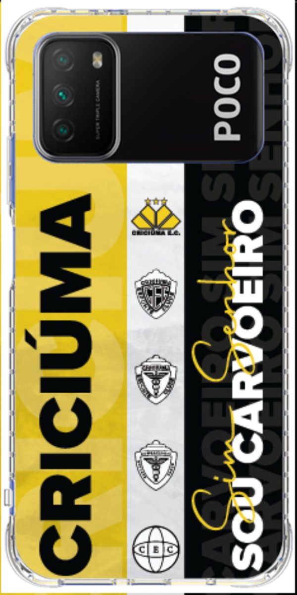 Capinha para Celular Crciúma Estampa Oficial 08
