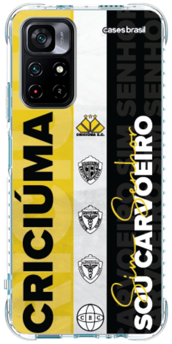 Capinha para Celular Crciúma Estampa Oficial 08