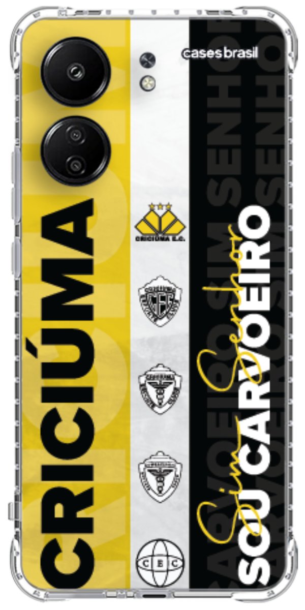Capinha para Celular Crciúma Estampa Oficial 08