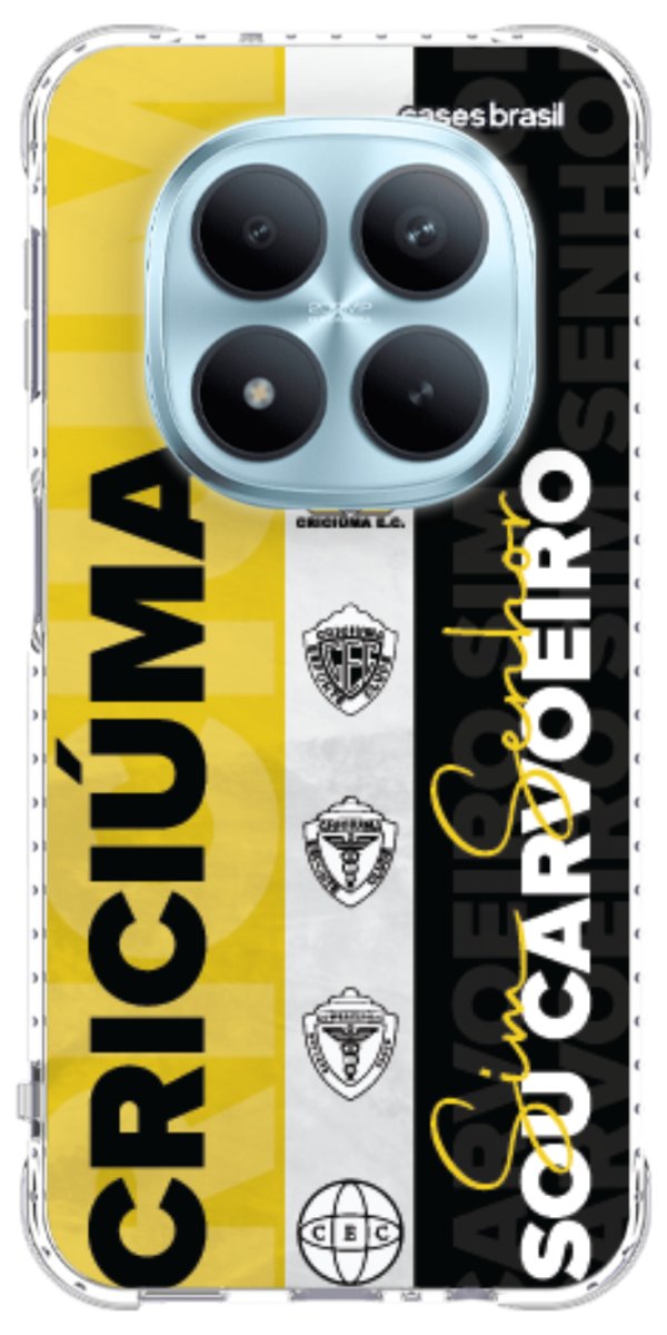Capinha para Celular Crciúma Estampa Oficial 08