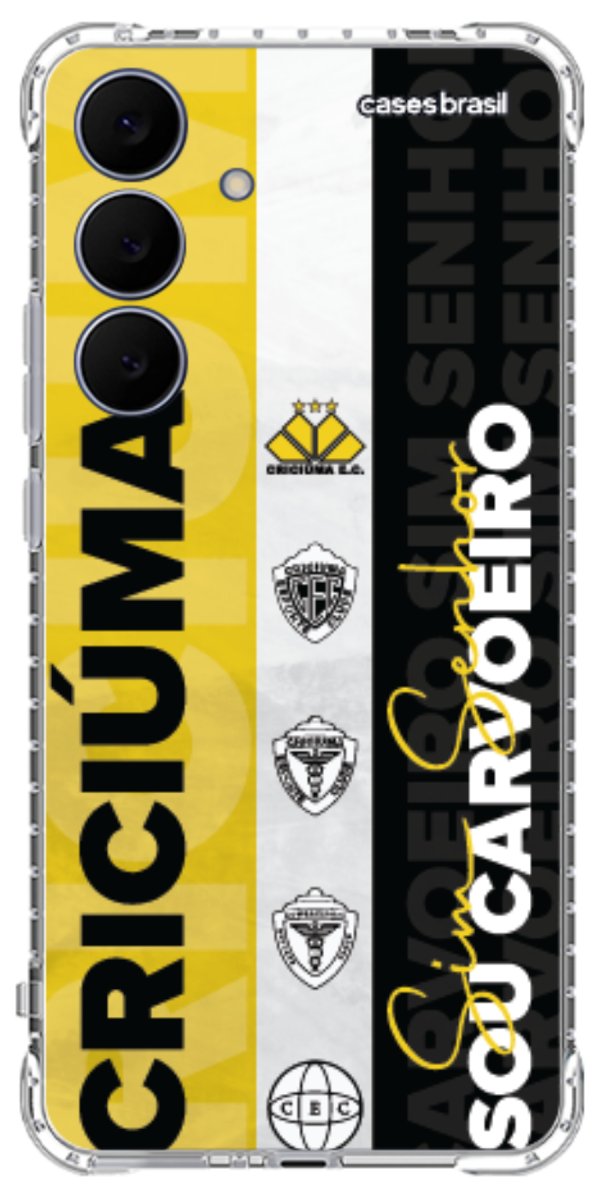 Capinha para Celular Crciúma Estampa Oficial 08