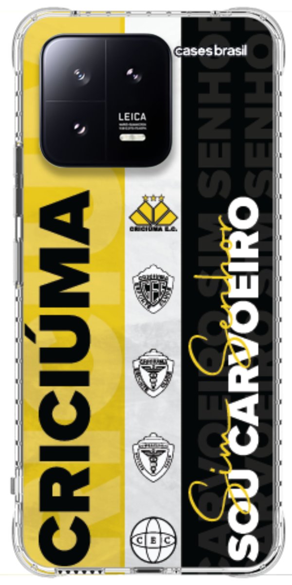 Capinha para Celular Crciúma Estampa Oficial 08