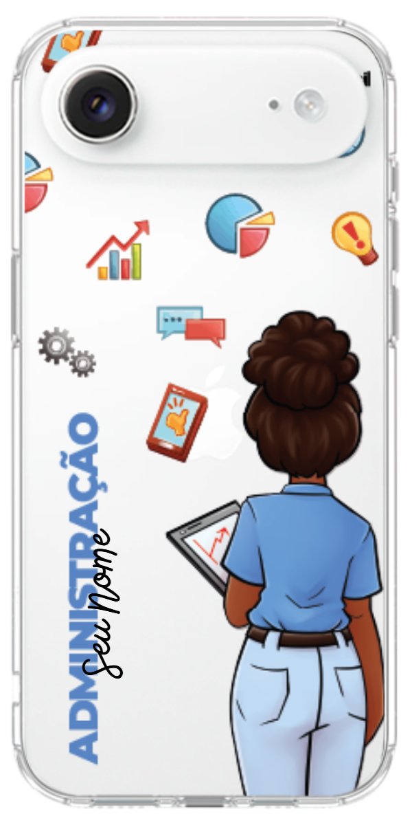 Capinha para Celular Administração - Boneca Profissão
