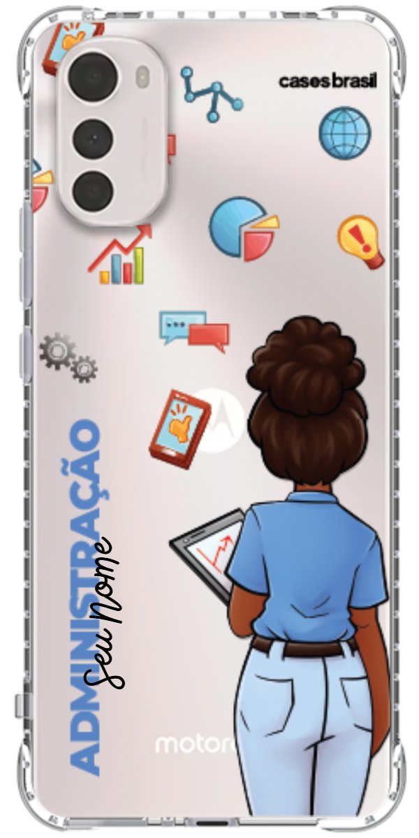Capinha para Celular Administração - Boneca Profissão