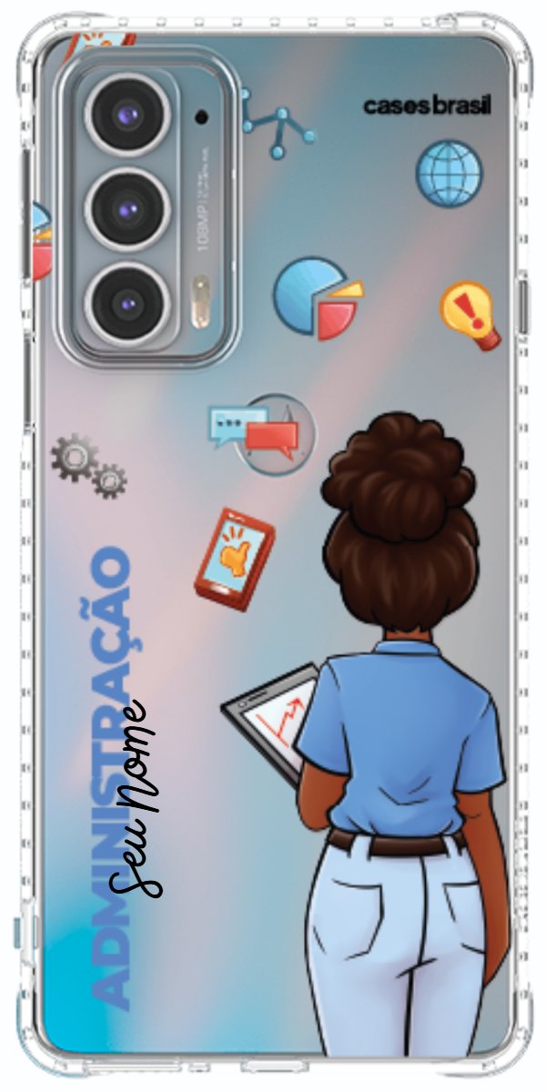 Capinha para Celular Administração - Boneca Profissão