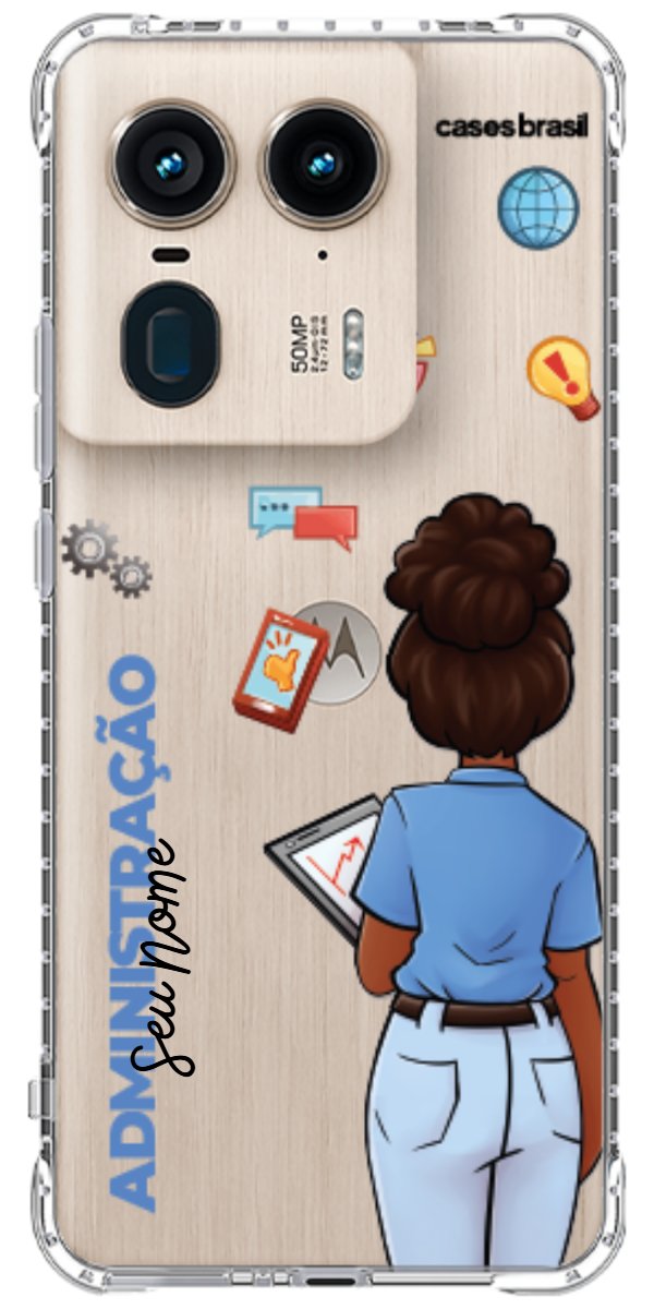 Capinha para Celular Administração - Boneca Profissão