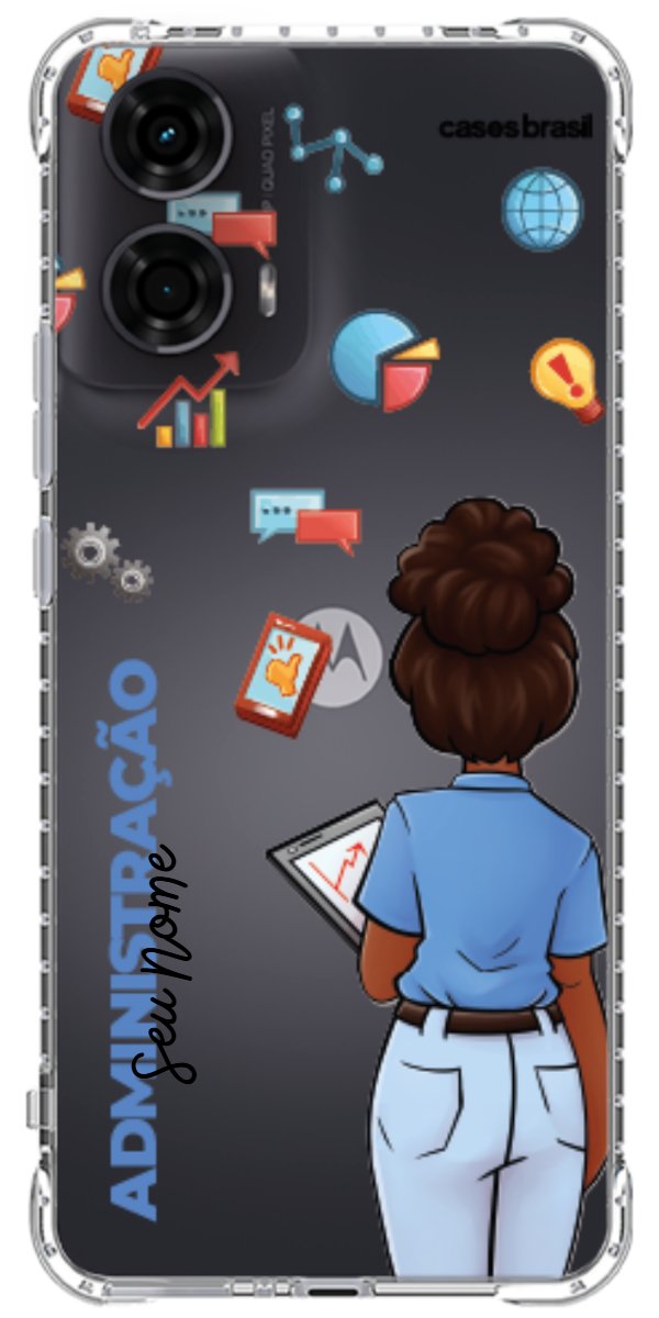 Capinha para Celular Administração - Boneca Profissão