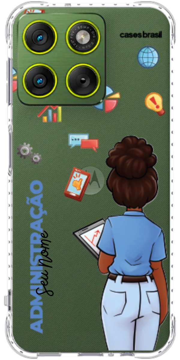 Capinha para Celular Administração - Boneca Profissão