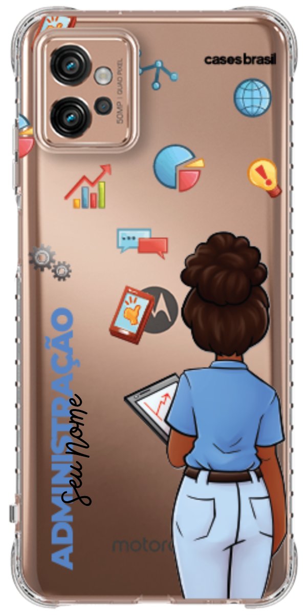 Capinha para Celular Administração - Boneca Profissão