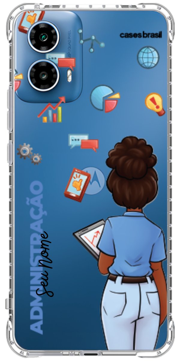 Capinha para Celular Administração - Boneca Profissão