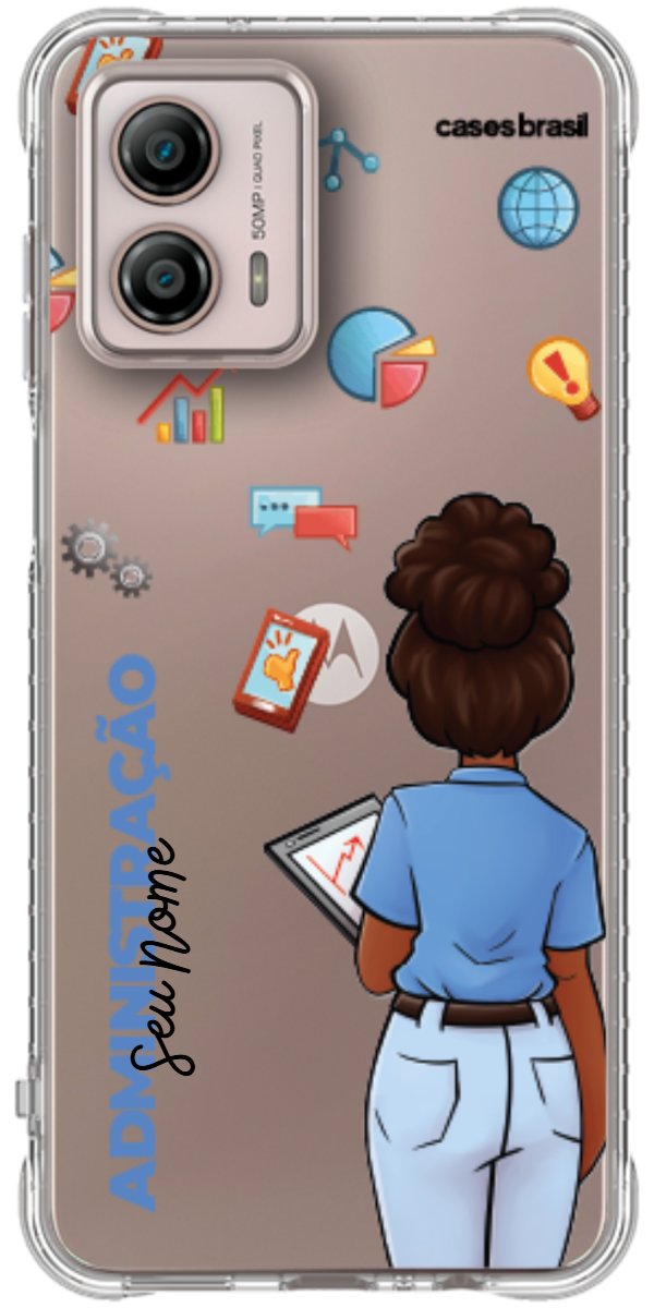 Capinha para Celular Administração - Boneca Profissão