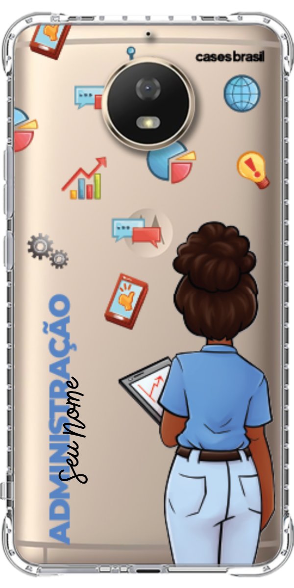 Capinha para Celular Administração - Boneca Profissão