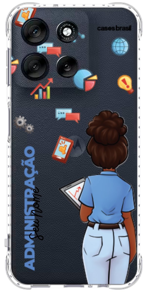 Capinha para Celular Administração - Boneca Profissão