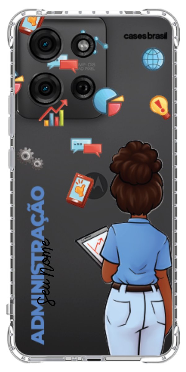 Capinha para Celular Administração - Boneca Profissão