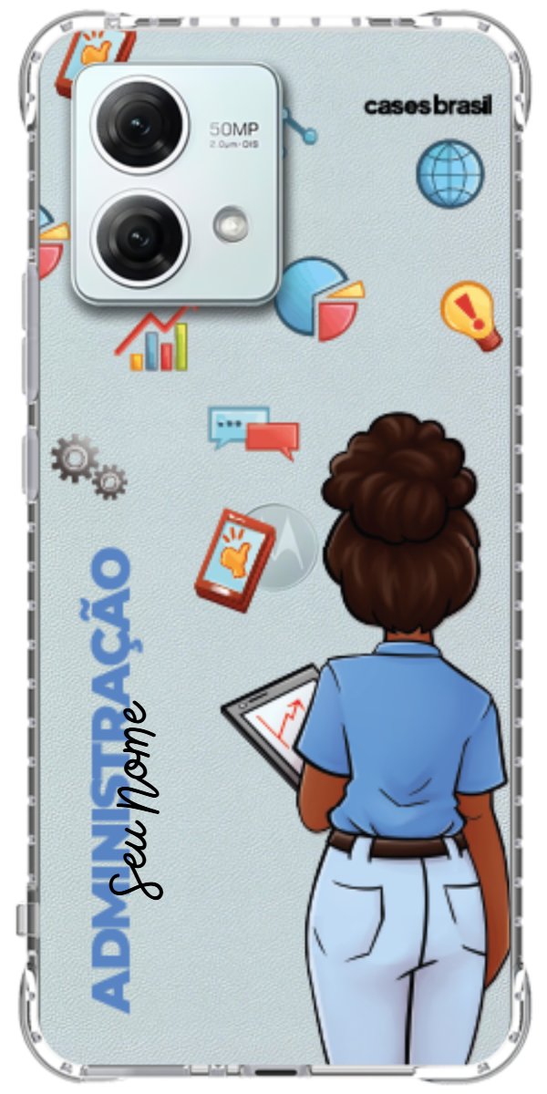 Capinha para Celular Administração - Boneca Profissão