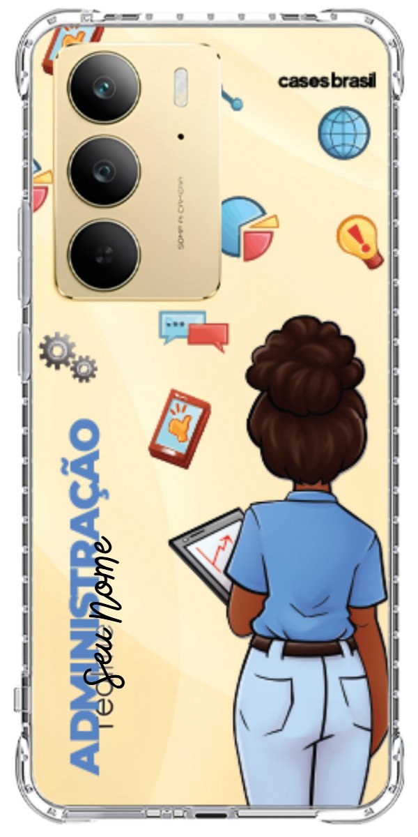 Capinha para Celular Administração - Boneca Profissão