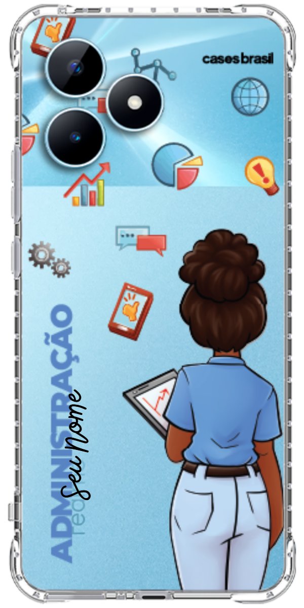 Capinha para Celular Administração - Boneca Profissão