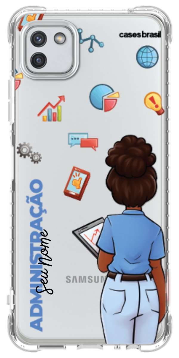 Capinha para Celular Administração - Boneca Profissão