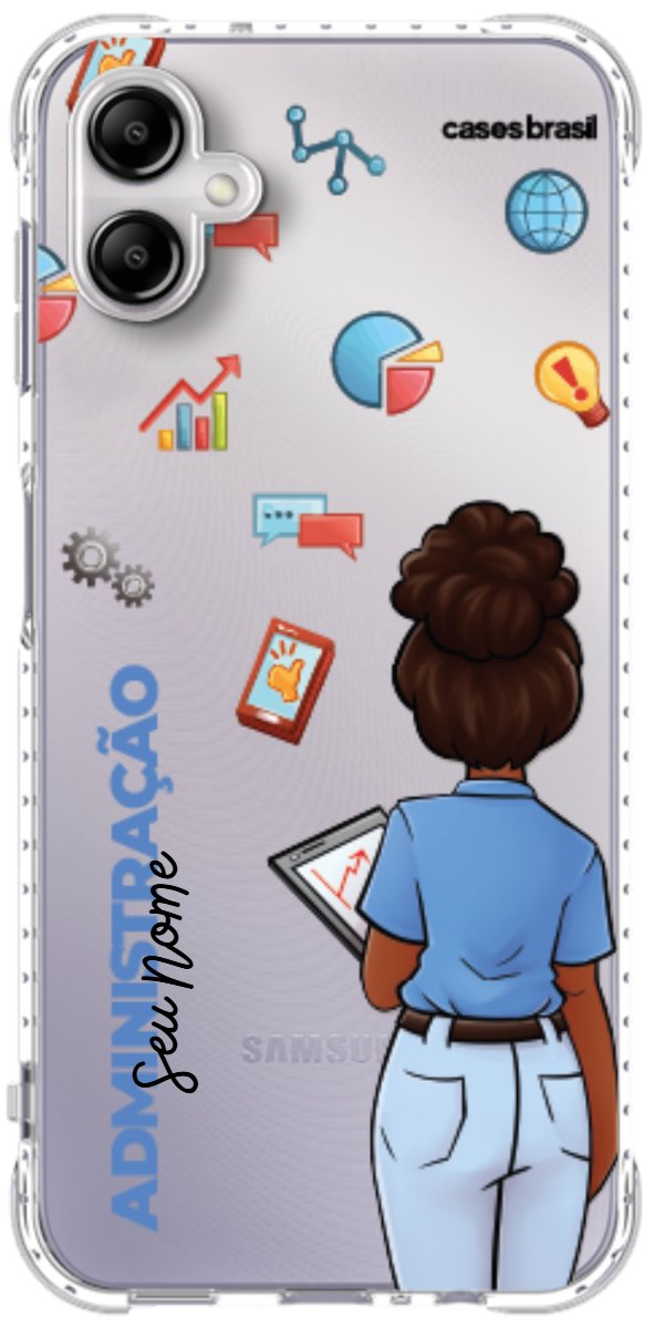 Capinha para Celular Administração - Boneca Profissão